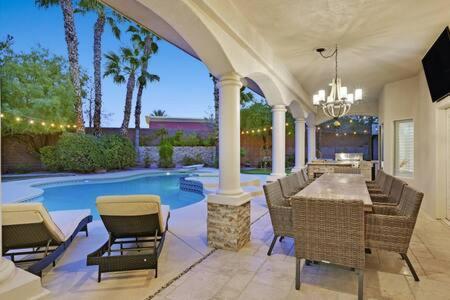 Lux 5Br Vegas Home W Pool, Spa, Games, Near Strip Las Vegas Exteriör bild