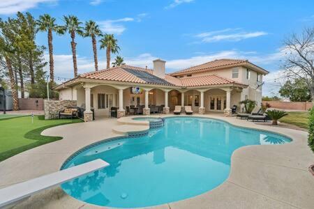 Lux 5Br Vegas Home W Pool, Spa, Games, Near Strip Las Vegas Exteriör bild