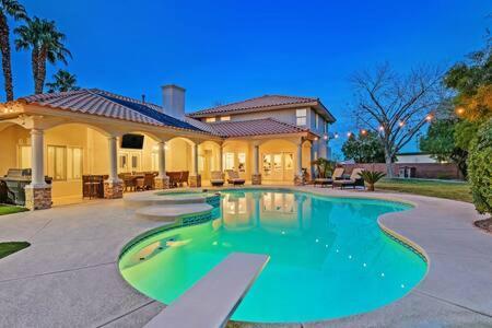 Lux 5Br Vegas Home W Pool, Spa, Games, Near Strip Las Vegas Exteriör bild